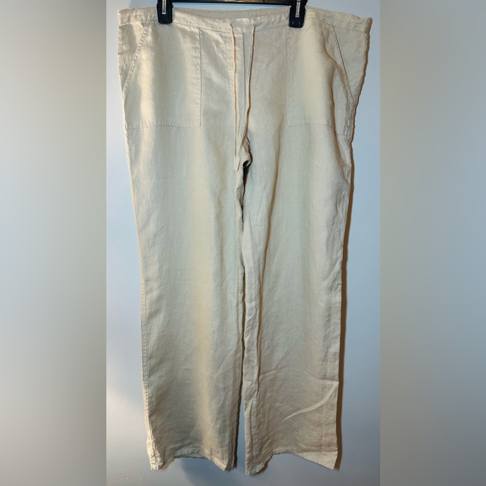 Linen wide leg pant (tall)